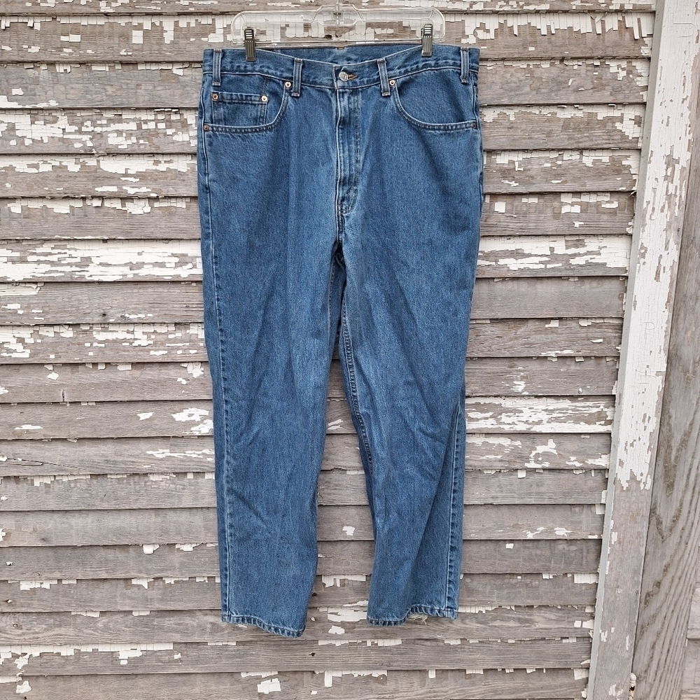 Vintage Levis 550 Relaxed Fit Jeans Size 38 X 30 - Picture 5 of 7